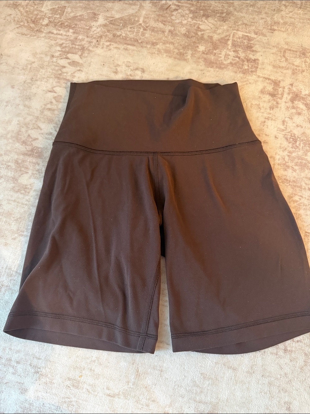 Aritzia High-Waist Women's Brown Athletic Bike Shorts